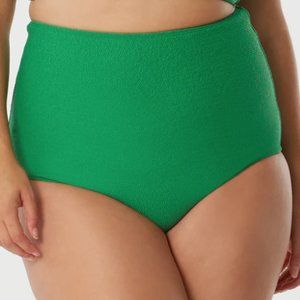 NWT Saint Somebody SKY HIGH / BIKINI BOTTOMS / GREEN TEXTURE